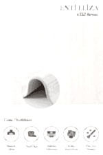 Eliza 4332 Beyaz - Zarif ve Pratik Oturma Odası Halısı - Görsel 2