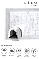 Eliza 4333 Gri - Çalışma Alanına Modern ve Temiz Görünüm Katan Halı - Görsel 2