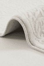 Akik 8601 Beyaz - Modern ve Klasik Ev Dekorasyonu İçin Beyaz Halı - Görsel 3