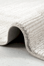 Akik 8602 Krem - Modern Spor Saçaklı Akrilik Halı - Görsel 3