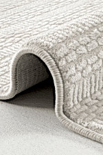 Akik 8611 Krem - Modern Akrilik Pamuk Taban Halı - Görsel 3