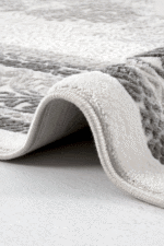 Akik 8625 Antrasit - Klasik Medallion Desenli Salon Halısı - Görsel 3