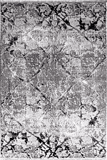 Eliza 4327 Gri - Pamuk Tabanlı, Kolay Temizlenen Gri Halı