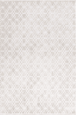 Eliza 4331 Beyaz - Kolay Temizlenen Spor Desenli Halı