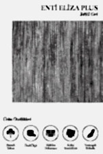 Eliza Plus 3405 Gri - Minimalist Gri Tonlarda Çizgili Halı - Görsel 2