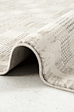 Latte 9501 Bej - Yumuşak Dokulu Oturma Odası Halısı - Görsel 3