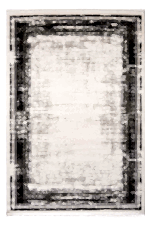 Lizbon 4512 Gri - Yumuşak Doku, Minimalist Desenli Halı