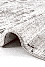 Lizbon 4514 Gri - Kolay Temizlenen Gri Salon Halısı - Görsel 3