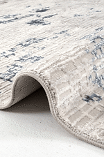 Lizbon 4515  Mavi - Yumuşak Dokulu Oda Halısı - Görsel 3