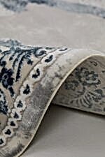 Miras 6801 Gri Mavi - Lüks ve Dayanıklı Makine Halısı - Görsel 5