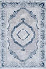 Miras 6801 Gri Mavi - Lüks ve Dayanıklı Makine Halısı