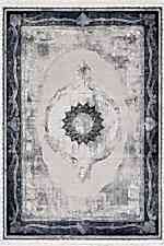 Miras 6802 Gri Mavi - Yumuşak Dokulu Salon & Yatak Odası Halısı