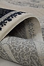 Miras 6802 Gri Mavi - Yumuşak Dokulu Salon & Yatak Odası Halısı - Görsel 5