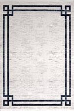 Miras 6810 Gri Mavi - Yumuşak Dokulu Yatak Odası Halısı