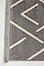 Velar 3605 Gri - Dinamik Desenlere Sahip Gri Renk Halı - Görsel 3