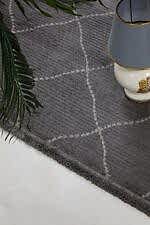 Velar 3606 Antrasit - Zarif Baklava Desenli Antrasit Halı Modeli - Görsel 5