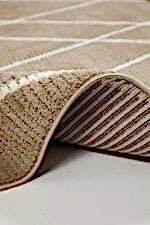 Velar 3608 Vizon - Modern Çizgilerle Vizon Halı Tasarımı - Görsel 4