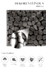 İndus 8001 Gri - Doğal Taş Görünümlü Dekoratif Ev Halısı - Görsel 2