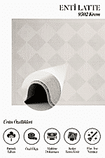 Latte 9502 Krem - Huzur Veren Yatak Odası Halısı - Görsel 2