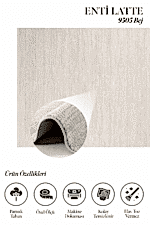 Latte 9505 Bej - Dayanıklı Antre/Koridor Halısı - Görsel 2