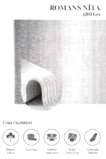 Nita 1205 Gri - Işığa Göre Derinlik Veren Gri Halı Tasarımı - Görsel 2