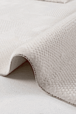 Nita 1210 Krem - Modern Stilde Krem Renk Oturma Odası Halısı - Görsel 3