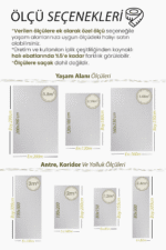 Nova 2002 Gri - Gri Tonlarda Modern Oturma Odası Halısı - Görsel 5