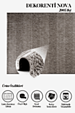 Nova 2005 Bej - Oturma Odası İçin Elit Bej Halı Tasarımı - Görsel 2