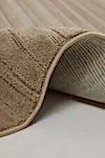 Eyfel 3102 Vizon - Sade Çizgili Vizon Tonlu Halı - Görsel 3