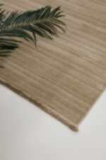 Eyfel 3102 Vizon - Sade Çizgili Vizon Tonlu Halı - Görsel 6