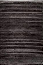 Eyfel 3103 Gri - Düz Çizgili Gri Salon Halısı