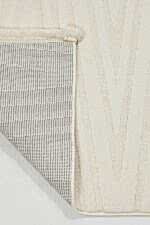 Eyfel 3105 Krem - Modern Tarzda Zigzag Desenli Krem Halı - Görsel 2