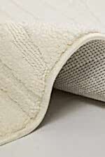 Eyfel 3105 Krem - Modern Tarzda Zigzag Desenli Krem Halı - Görsel 4