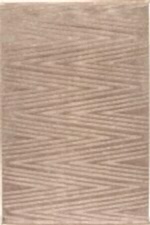 Eyfel 3106 Vizon - Şık ve Sade Zigzag Desenli Halı