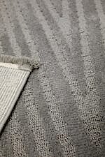 Eyfel 3107 Gri - Çağdaş Stil Zigzag Gri Halı Modeli - Görsel 4