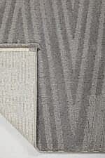 Eyfel 3107 Gri - Çağdaş Stil Zigzag Gri Halı Modeli - Görsel 3