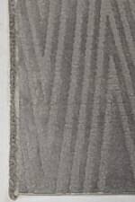 Eyfel 3107 Gri - Çağdaş Stil Zigzag Gri Halı Modeli - Görsel 2