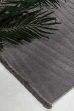 Eyfel 3108 Gri - Göz Alıcı Zigzag Desenli Gri Halı - Görsel 6