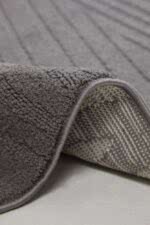 Eyfel 3108 Gri - Göz Alıcı Zigzag Desenli Gri Halı - Görsel 4