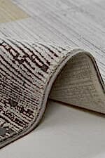 Naturel 1710 Gri Sarı - Asimetrik Desenli Gri Sarı Tasarım Halı - Görsel 5