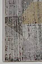 Naturel 1710 Gri Sarı - Asimetrik Desenli Gri Sarı Tasarım Halı - Görsel 3