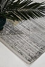 Naturel 1710 Gri Sarı - Asimetrik Desenli Gri Sarı Tasarım Halı - Görsel 6