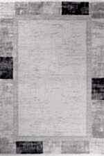 Nita 1201 Gri - Çağdaş Stil Kare Dokulu Salon Halısı