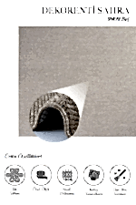 Sahra 9909 Bej - Kolay Kombinlenen Zamansız Halı Modeli - Görsel 2