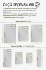 Thema 9412 Gri - Modern Çizgisel Desenli Gri Salon Halısı - Görsel 4