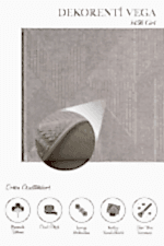 Vega 1456 Gri - Gri Yuvarlak Halı ile Modern Antre Dekoru - Görsel 2