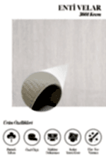 Velar 3601 Krem - Sadelikten İlham Alan Krem Salon Halısı - Görsel 2