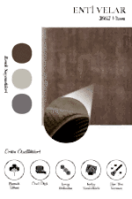 Velar 3602 Vizon - Geniş Alanlara Uygun Sade Vizon Halı Modeli - Görsel 2